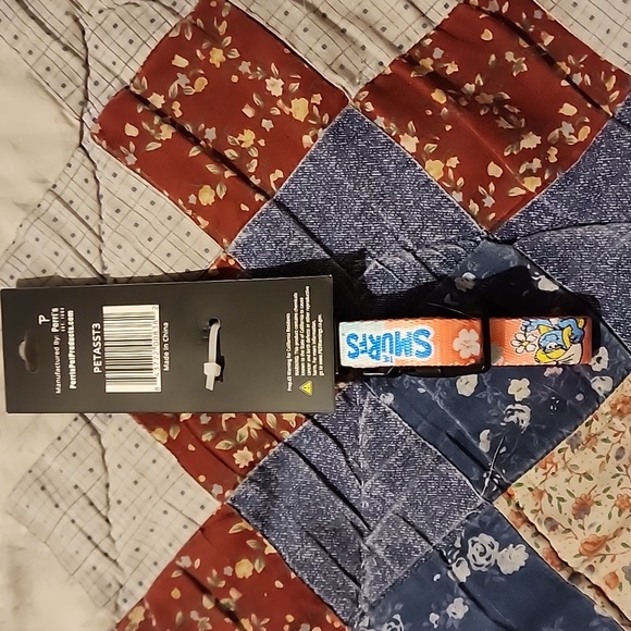 Perri's Smurfs Smurfette Dog Collar Large - Picture 2 of 2